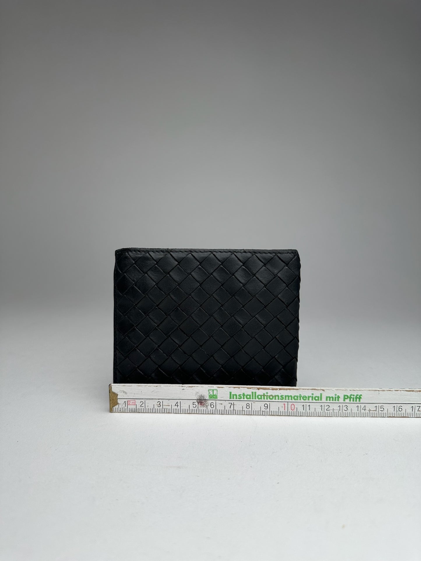 Vintage Bottega Veneta Leather Wallet Black