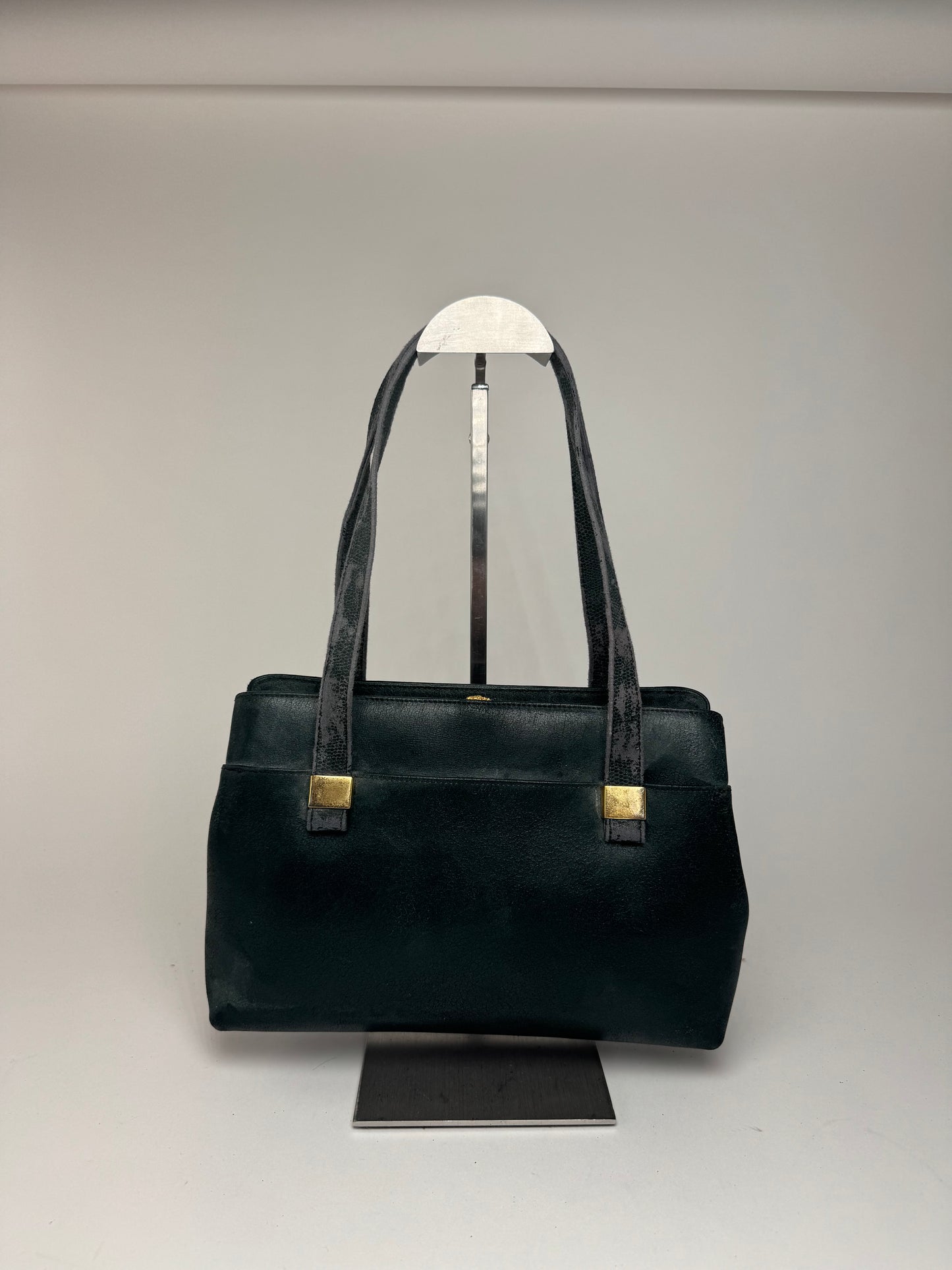 Sac vintage Givenchy en cuir 4G vert