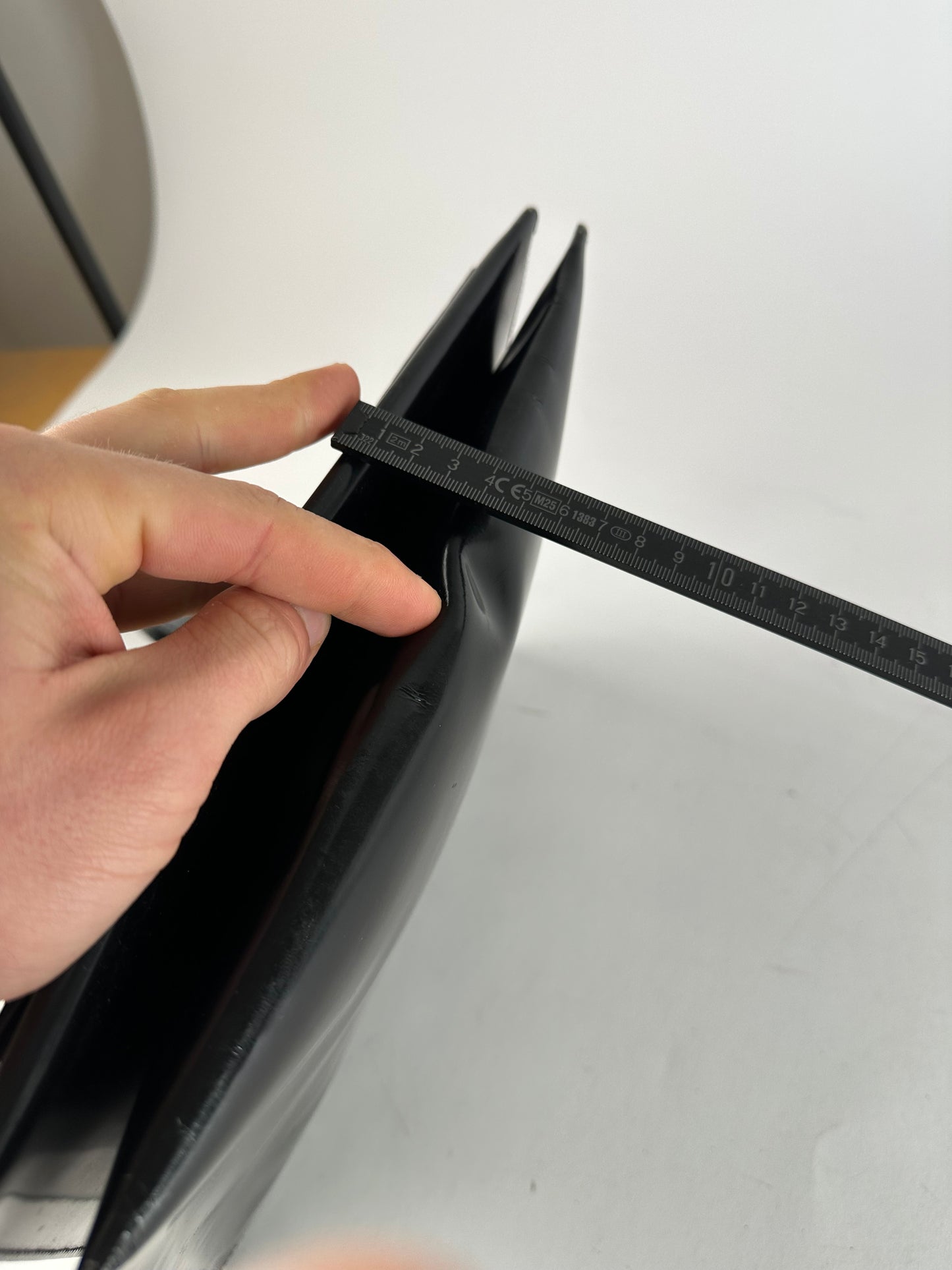 Vintage Gucci Horsebit 1955 Patent Leather Bag Black