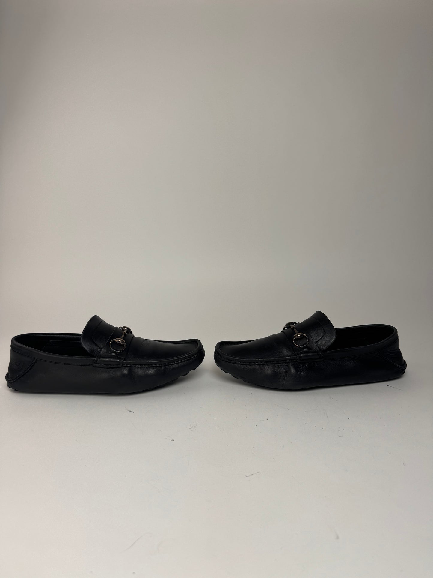 Vintage Gucci Horsebit leather Loafer black EU41 Men