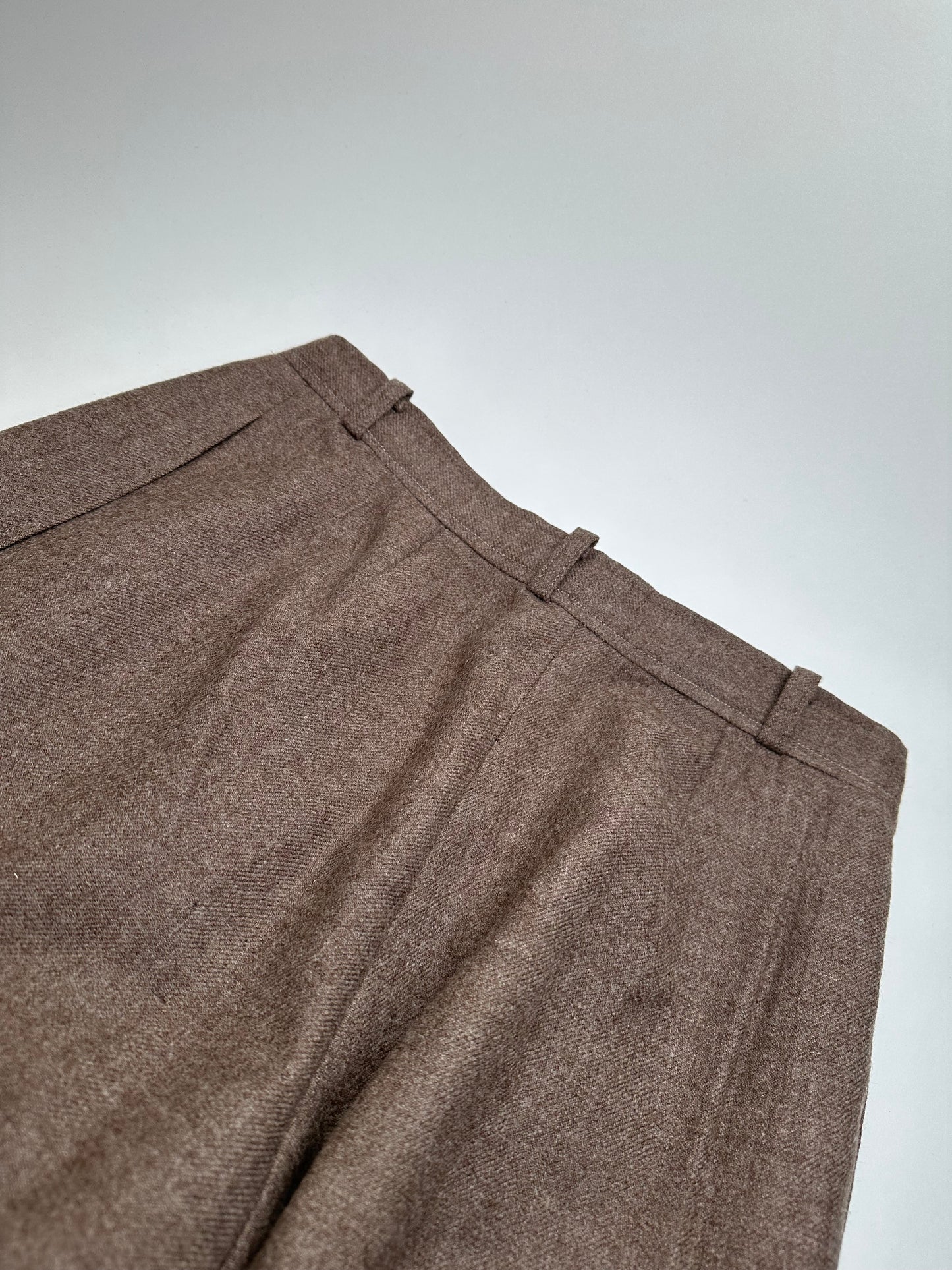 Vintage Yves Saint Laurent Wool Pants Brown 38/M