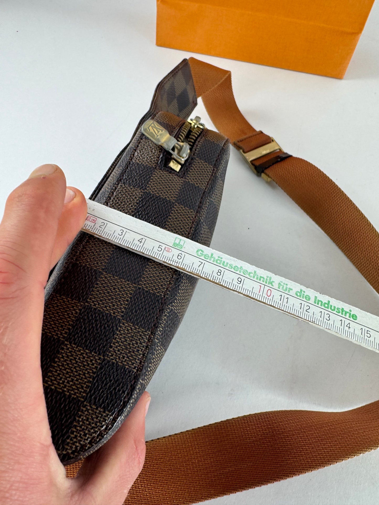 Vintage Louis Vuitton Damier Monogram Bum Bag Brown
