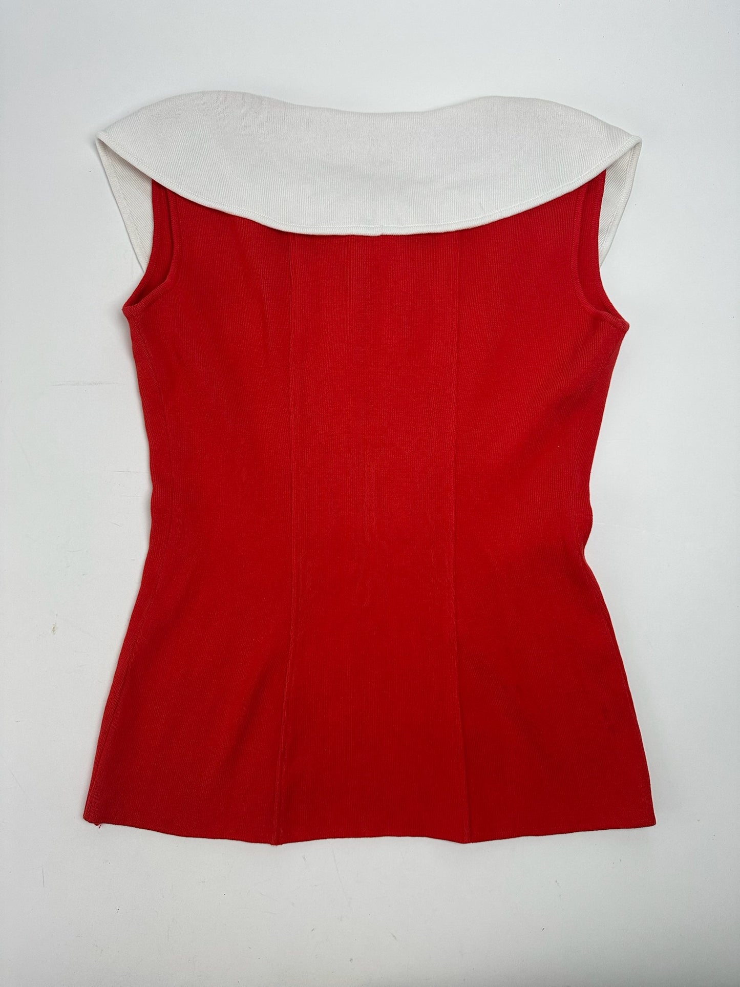 Vintage Dior top red white