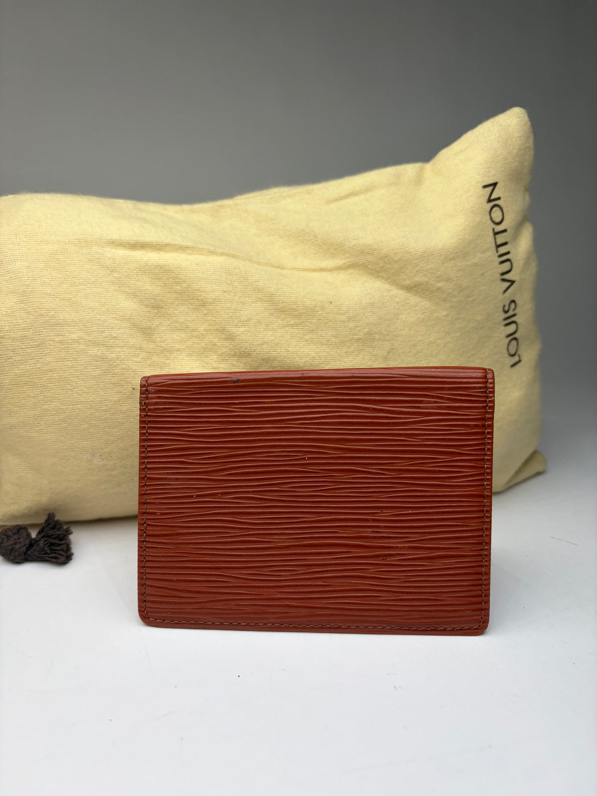 Vintage Louis Vuitton Epi Bifold Wallet 2019 Rust