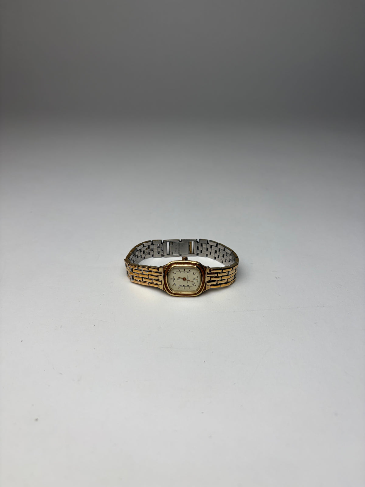 Vintage Givenchy Two-Tone Bracelet Watch c. Late 1980s Gold Silver