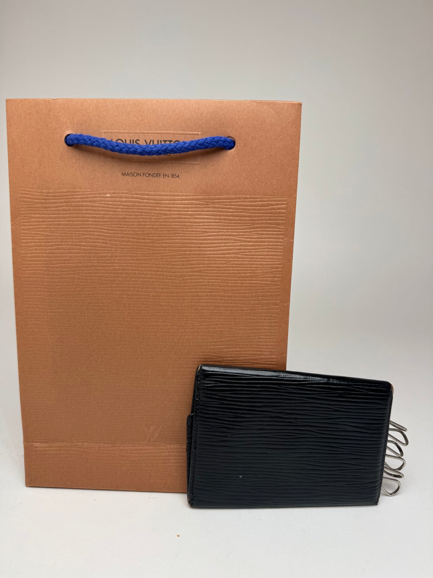 Vintage Louis Vuitton EPI Leather Key Holder black