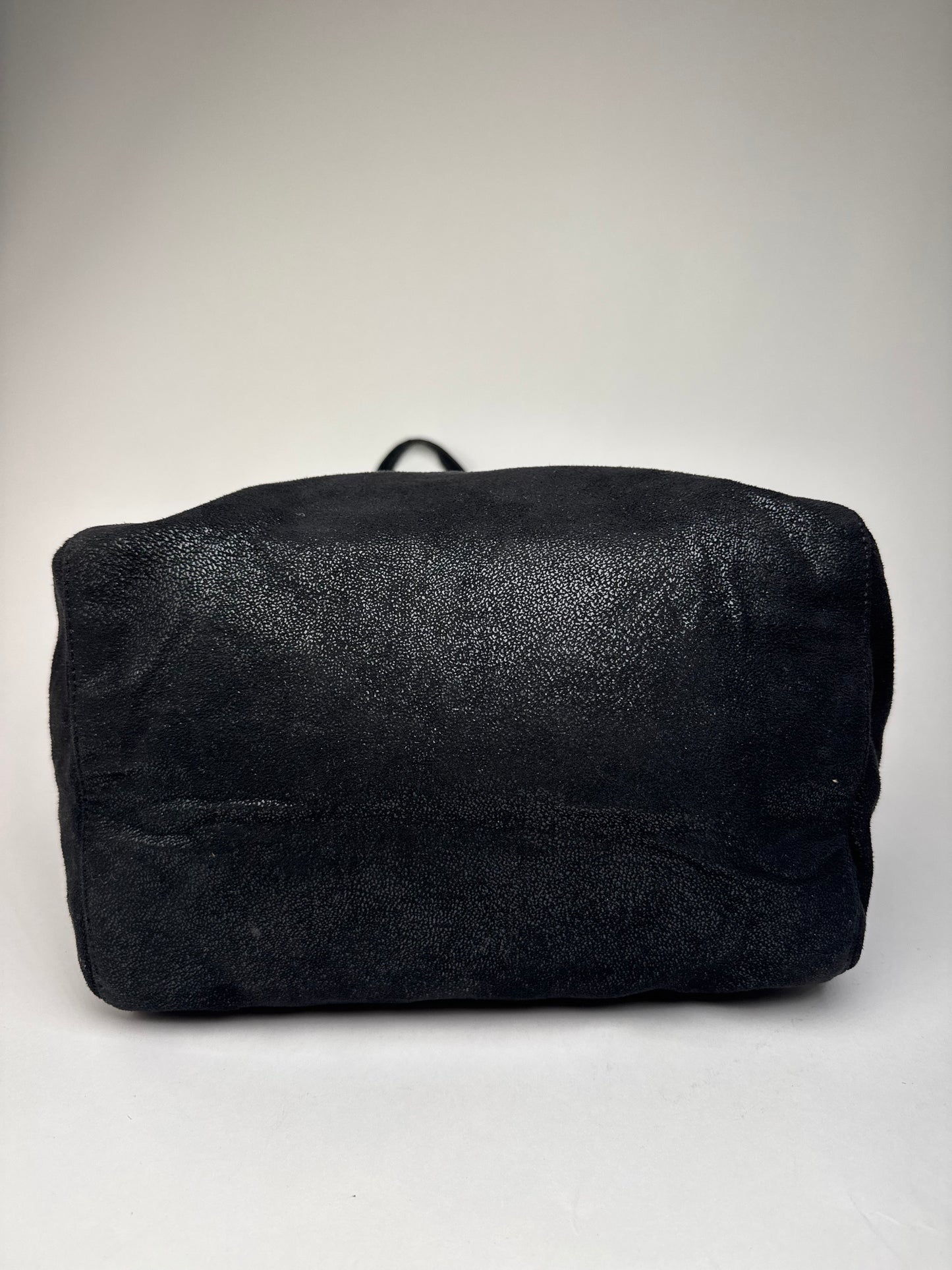 Vintage Stella Mc Cartney Vegan Leather Falabella Tote Bag Black
