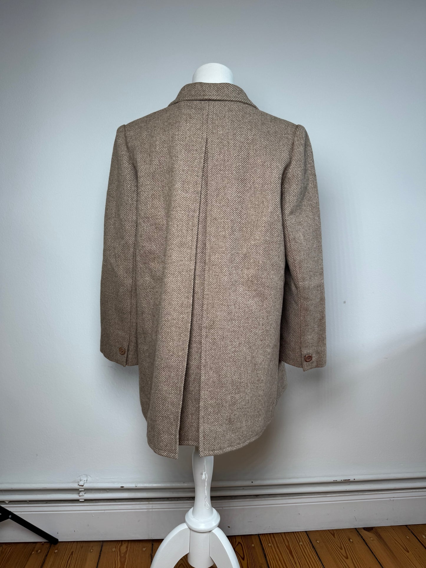 Vintage Dior Wool Trench M Brown