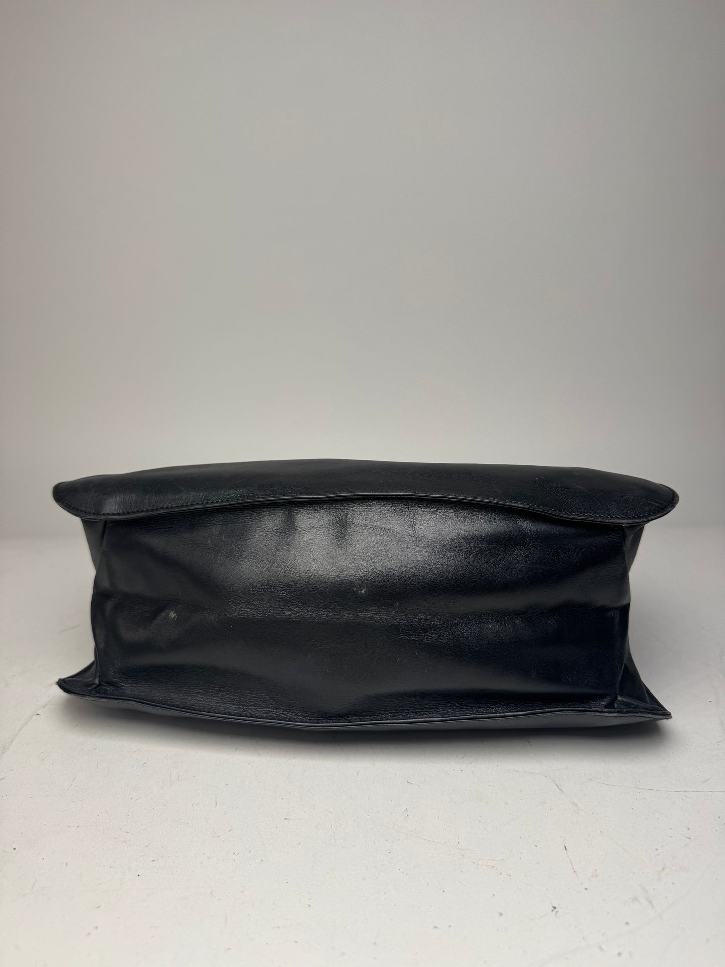 Vintage Gucci Leather Handbag Black