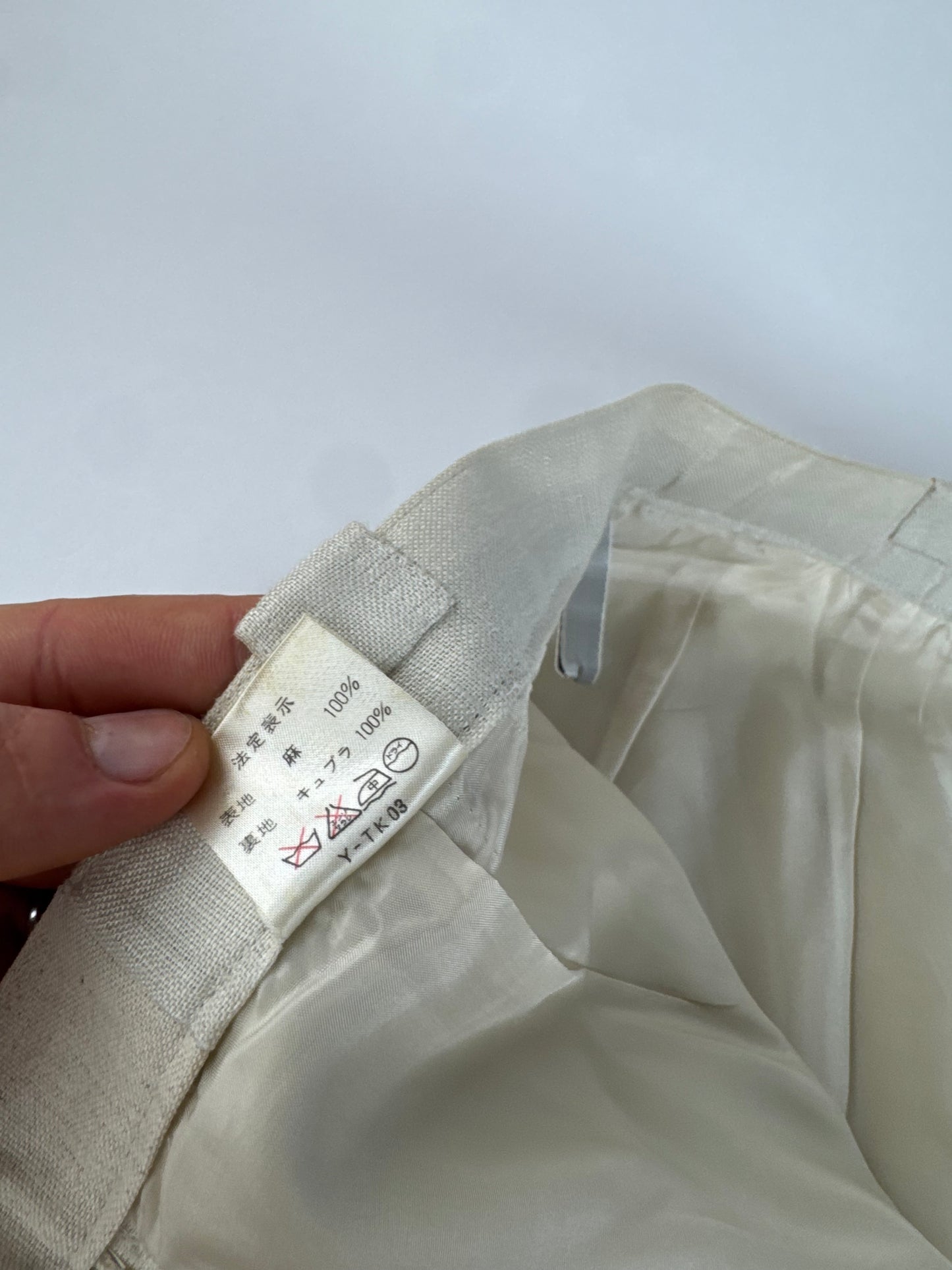 Vintage Dior Twin Set White Brown M/L