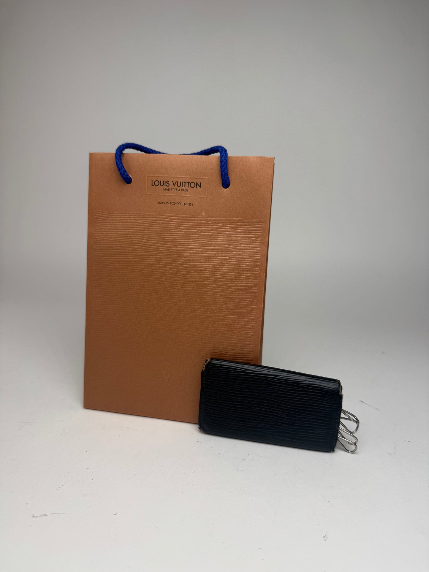 Vintage Louis Vuitton EPI Leather Key Holder Black