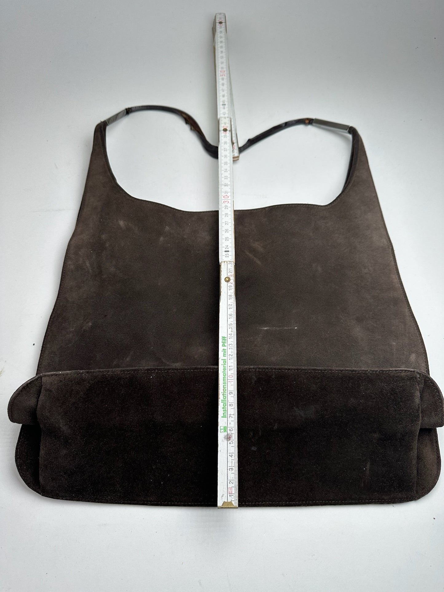 Vintage Gucci Suede Leather bag brown