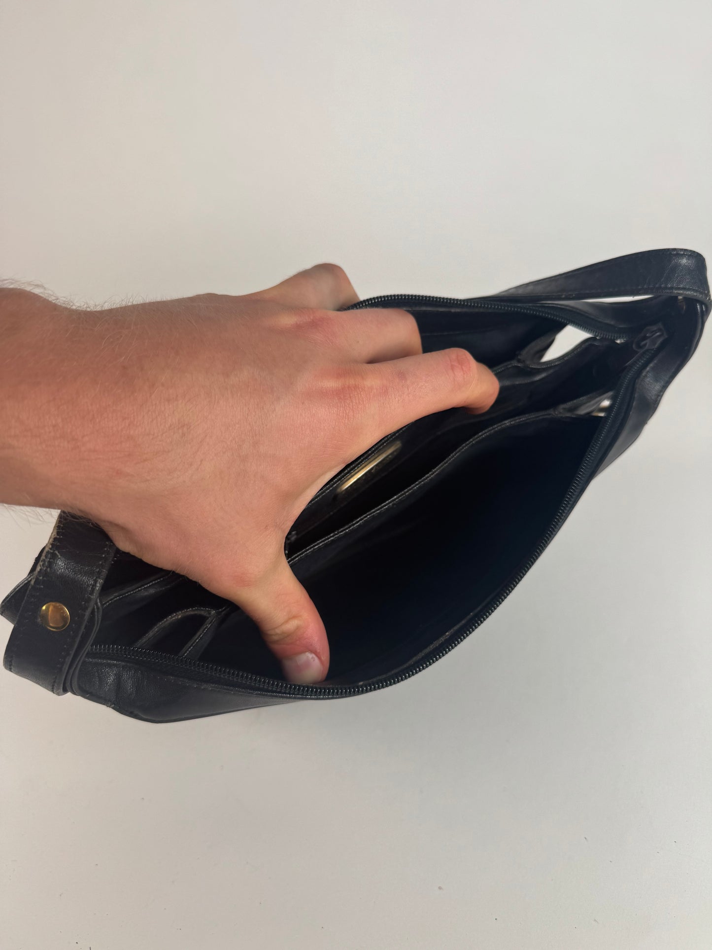 Vintage Givenchy 4G leather bag black