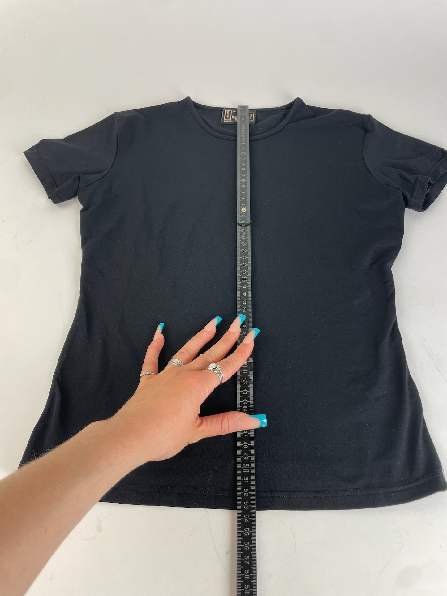 Vintage Fendi Cotton T Shirt Black