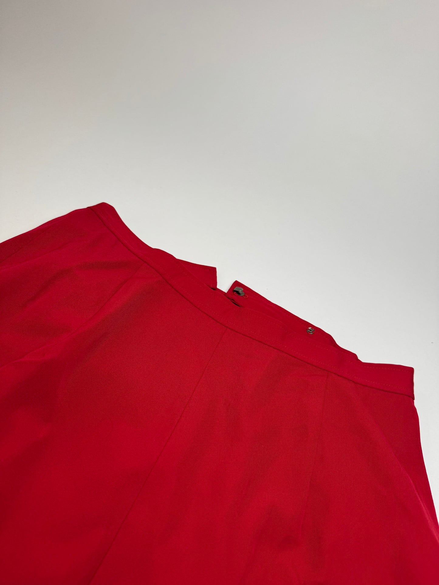Vintage Dior Canvas Skirt Red S