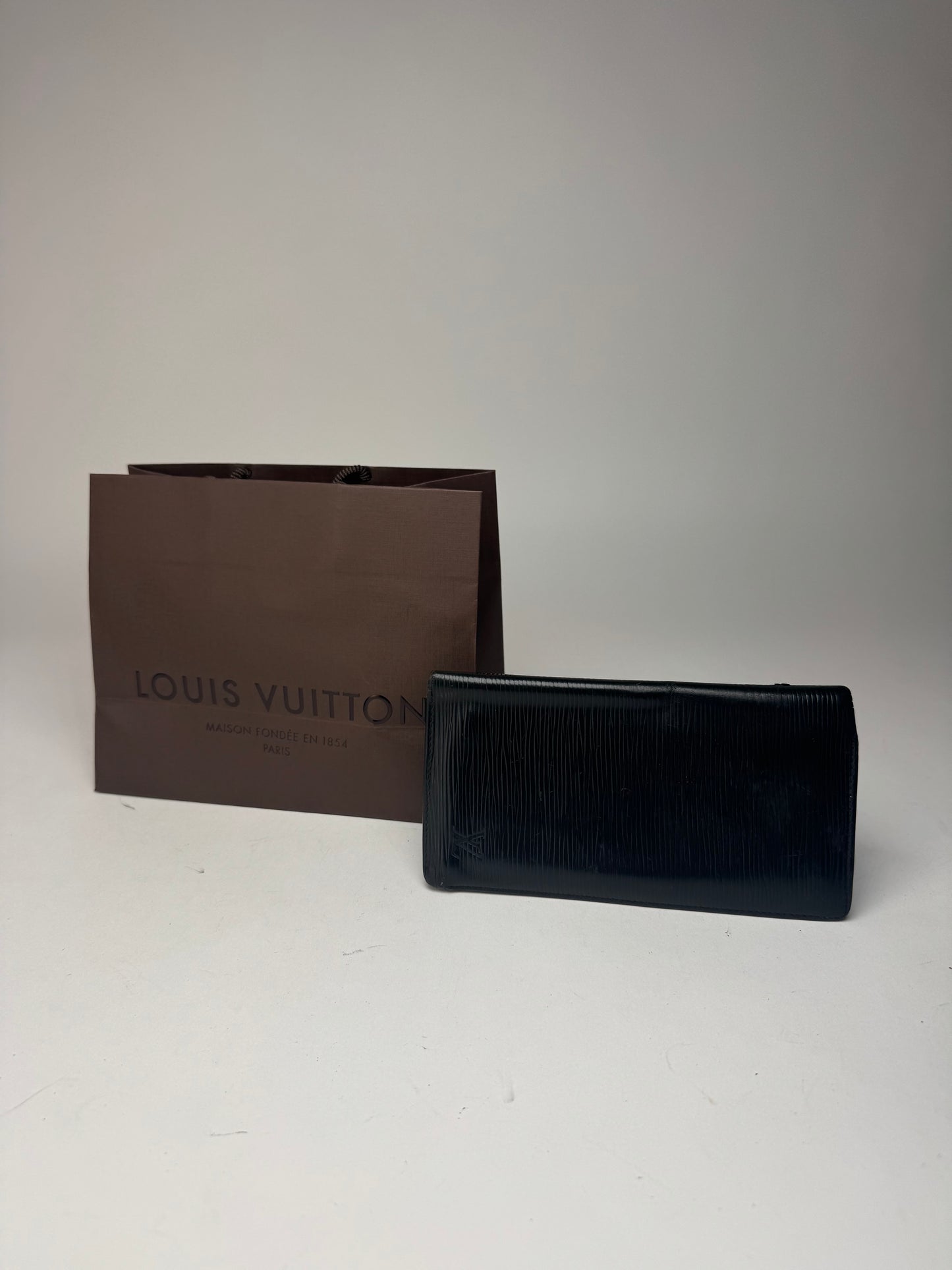 Vintage Louis Vuitton EPI Leather ID Holder / wallet Black