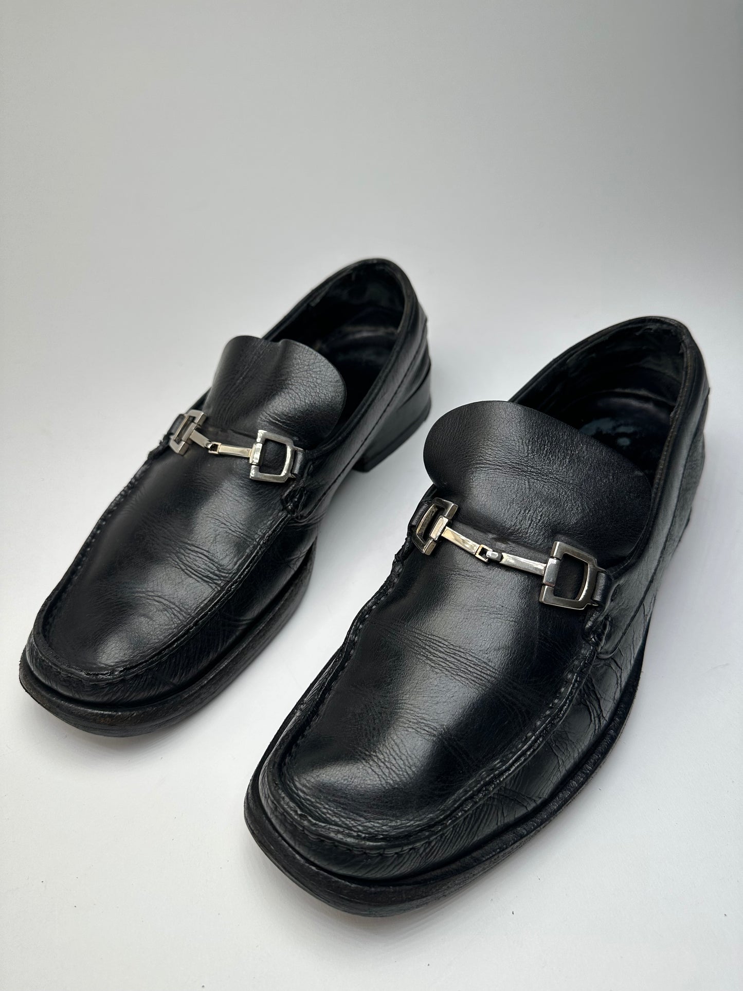 Vintage Gucci Leather Loafer Black EU40