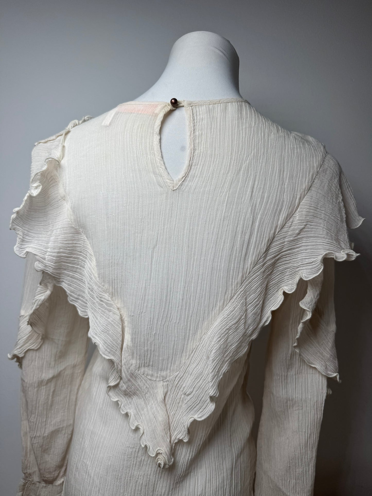 Vintage Chloe Silk Top White 36/S