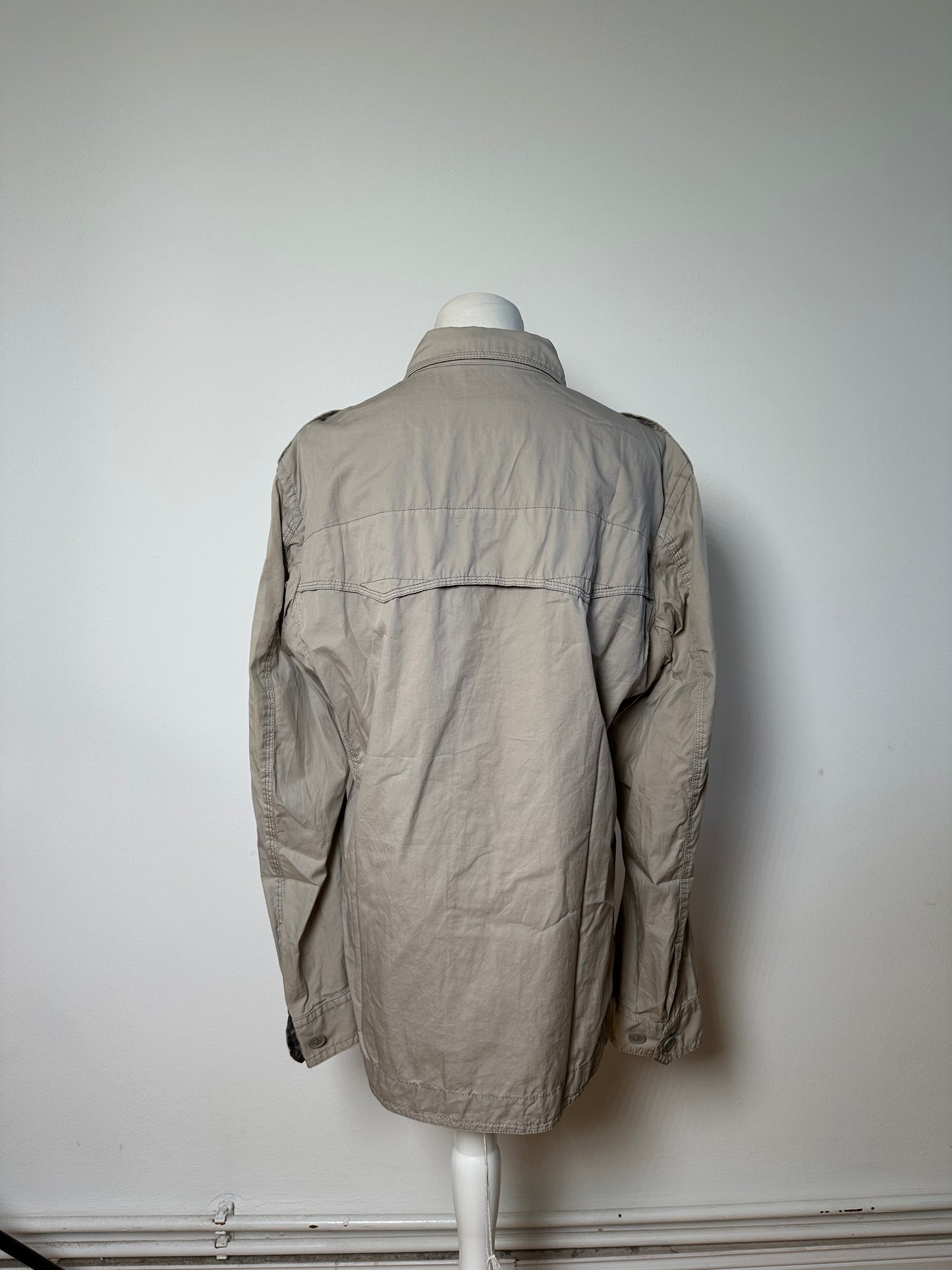 Vintage Burberry Cotton Blend Jacket Beige L