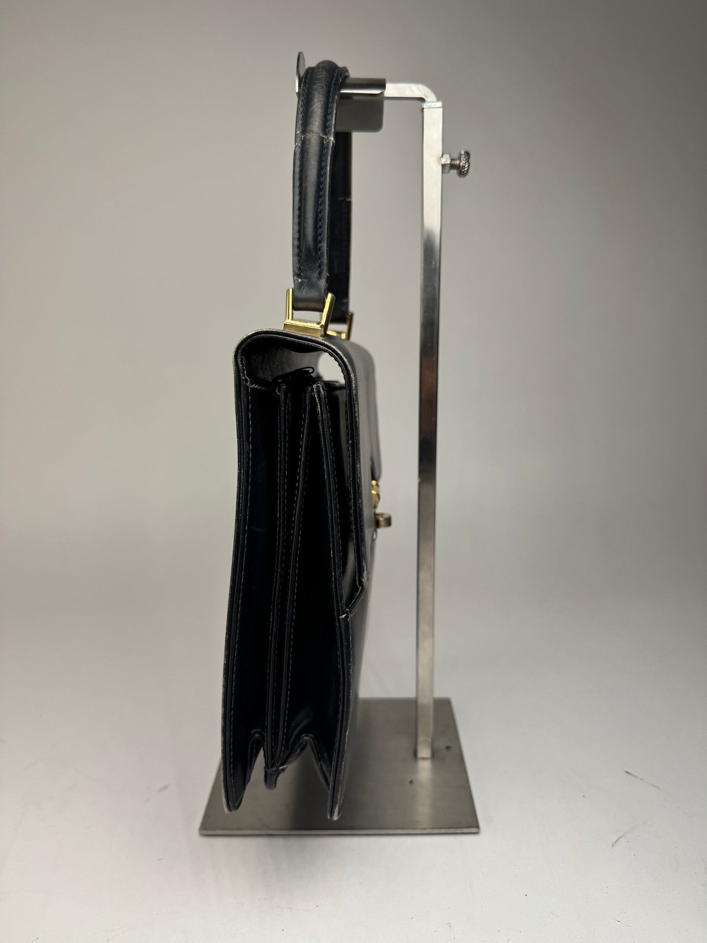 Sac en cuir Gucci vintage bleu marine