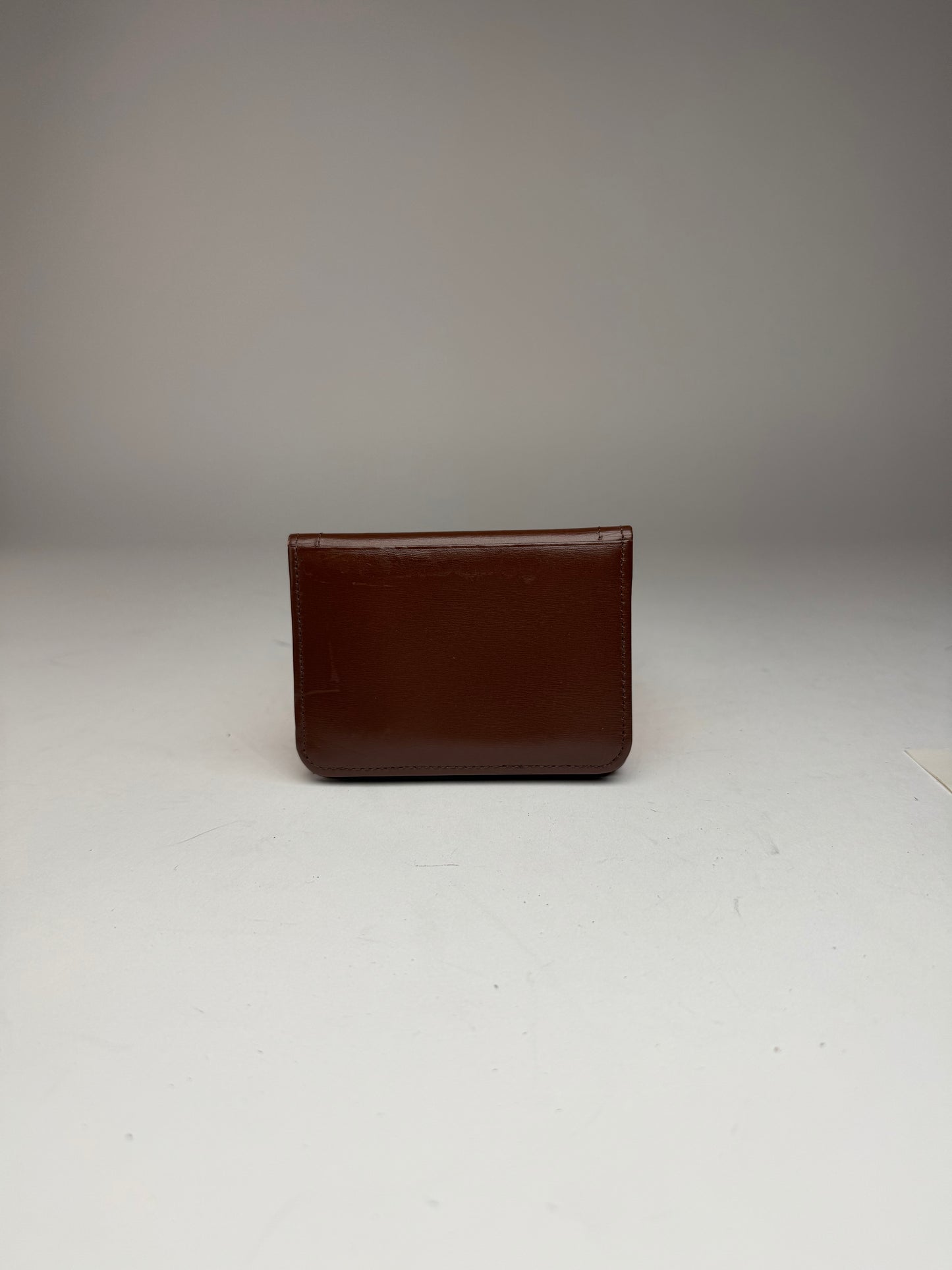 Vintage Gianni Versace Leather Card holder brown