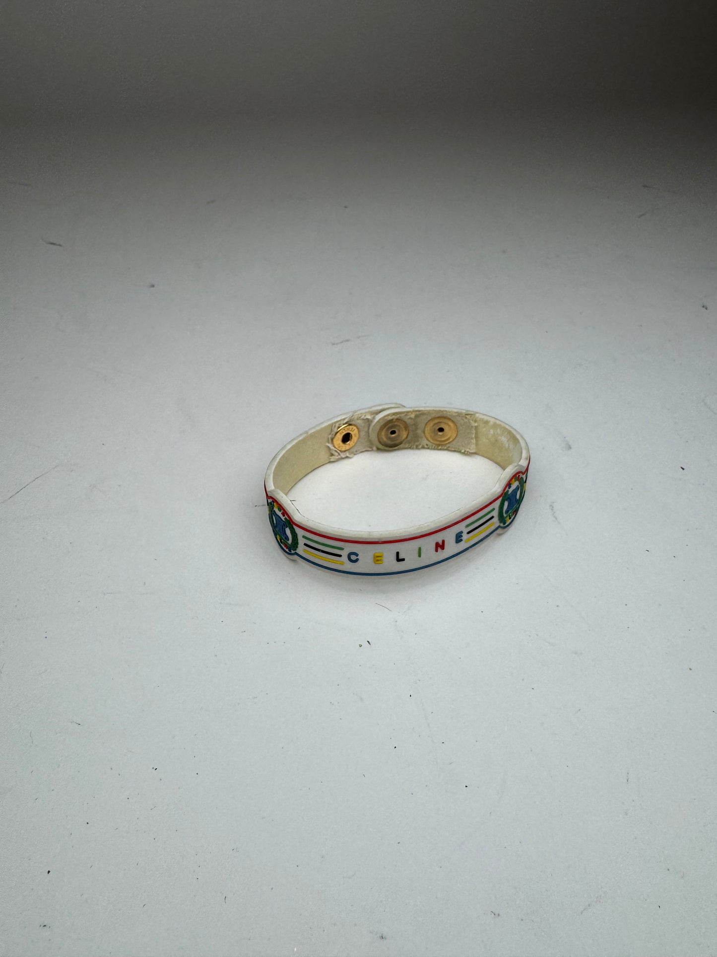 Bracelet en plastique vintage Céline Paris