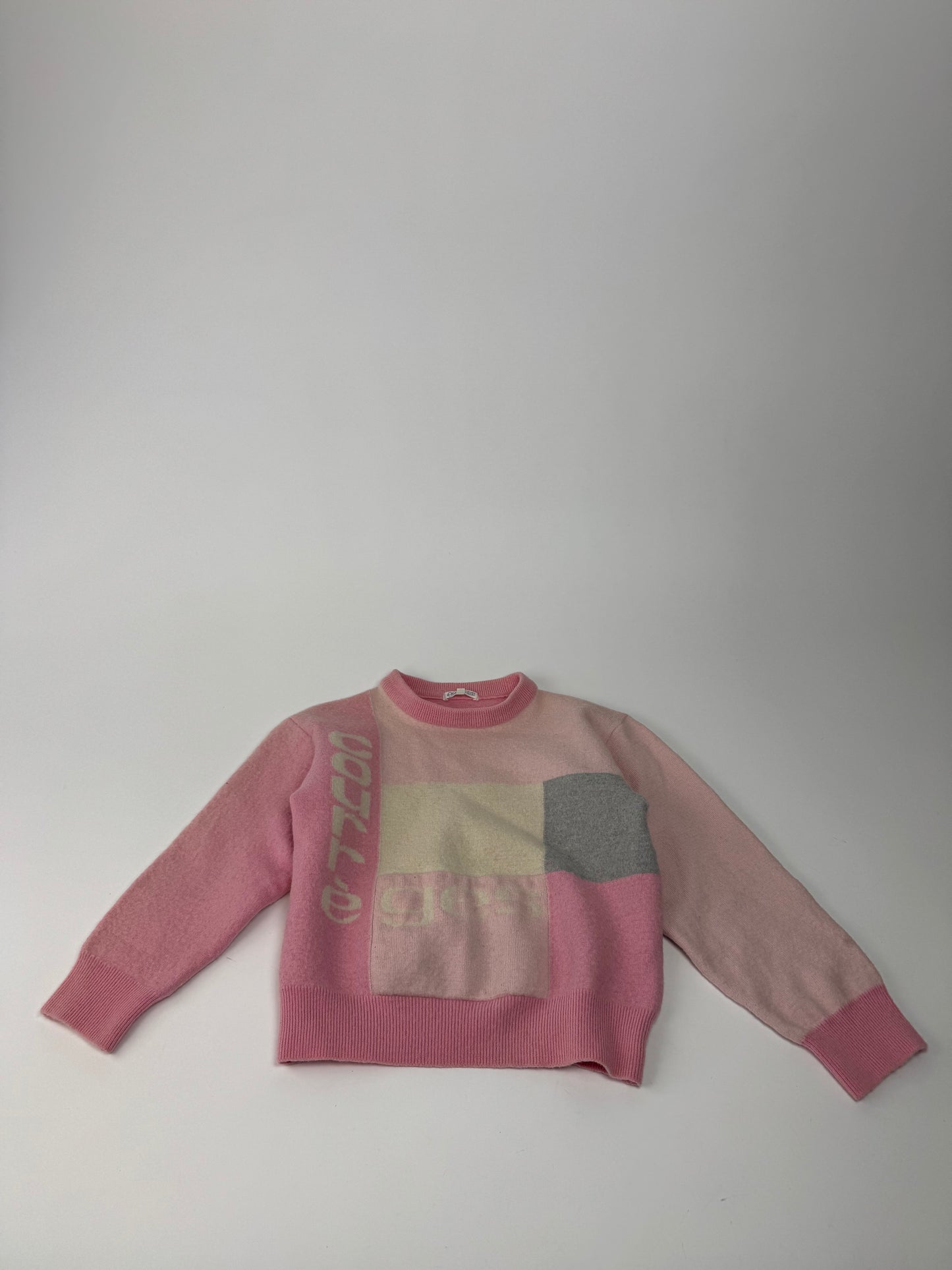 Vintage Courreges Wool Sweater XS pink