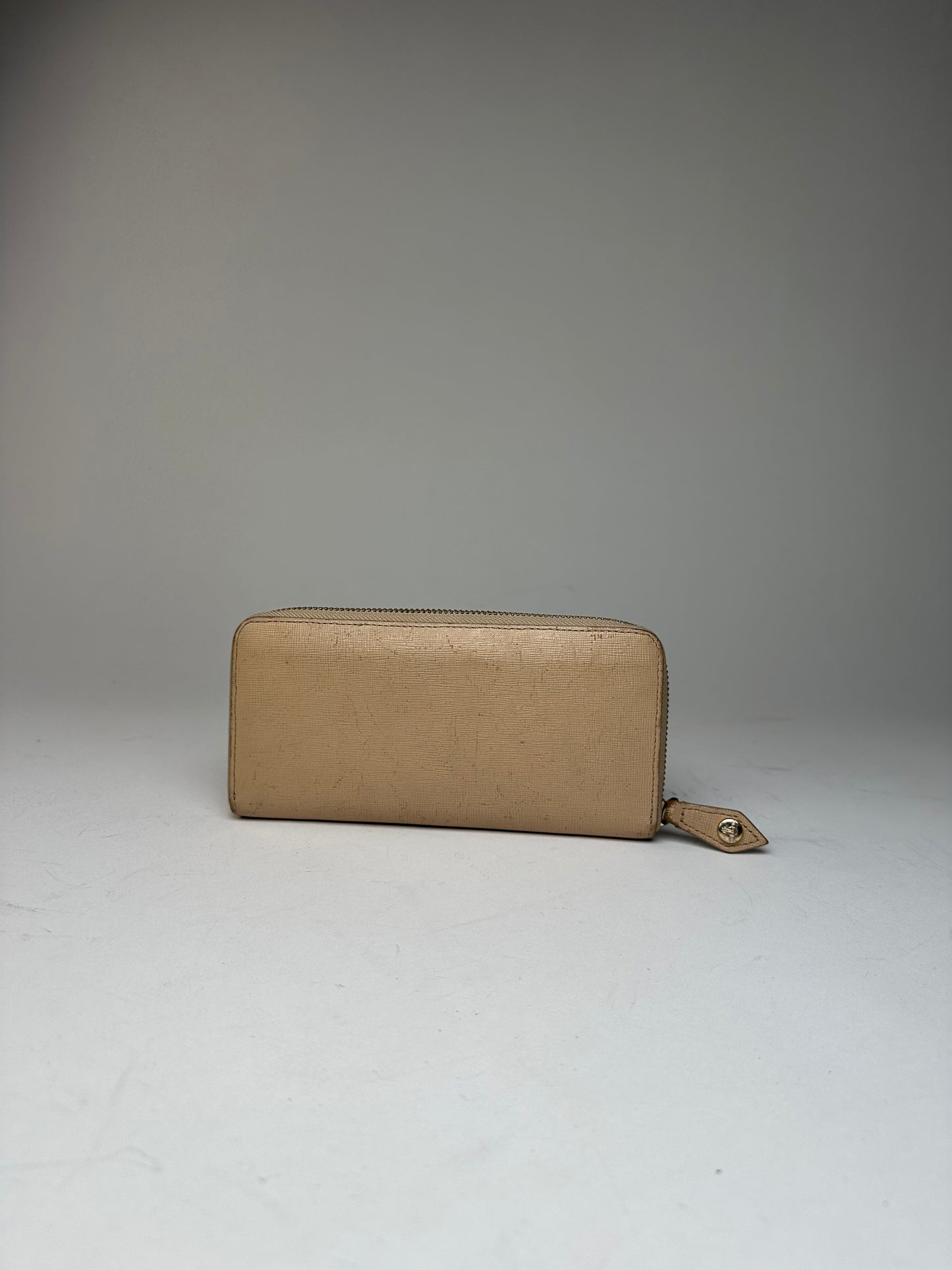 Vintage Vivienne Westwood Leather wallet Beige