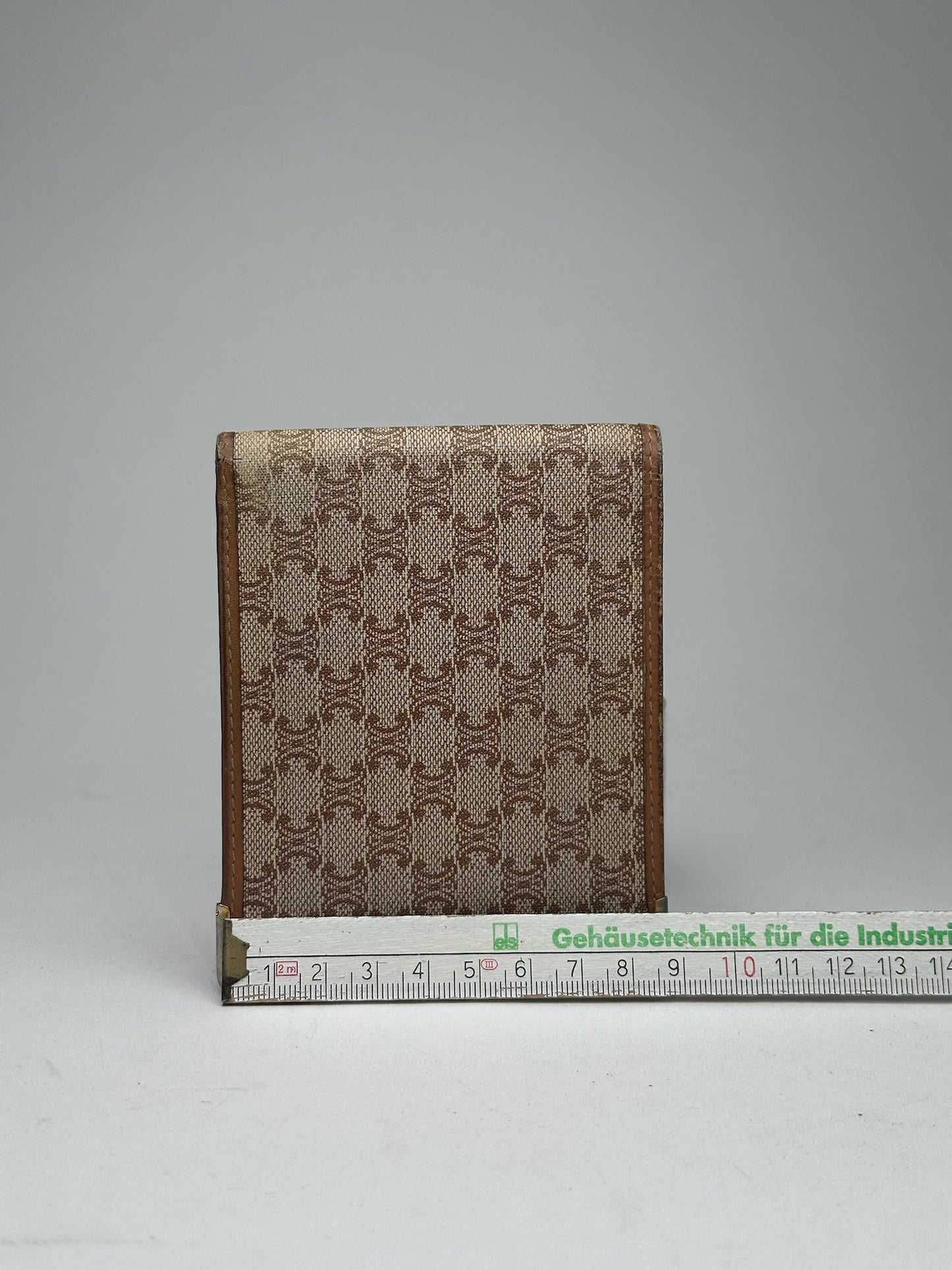 Vintage Celine Paris Leather Wallet / card holder beige