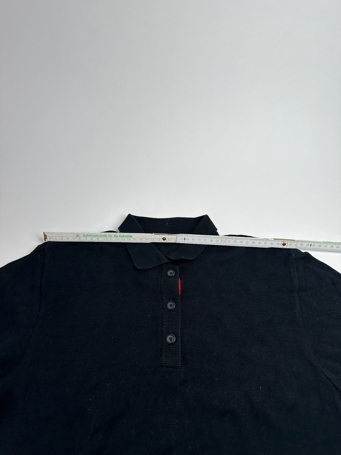 Vintage Dior polo shirt black red white