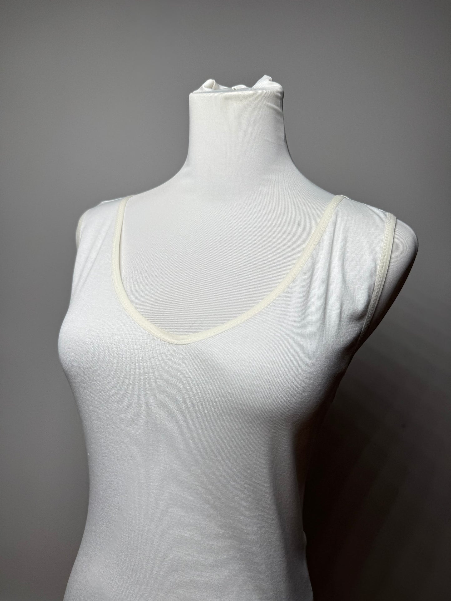 Vintage Issey Miyake Cotton Top White M