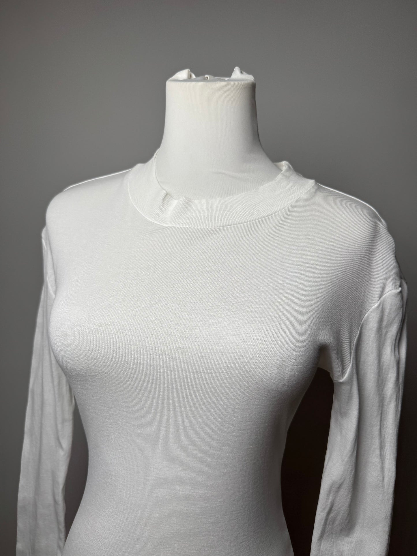 Vintage Issey Miyake Cotton Crewneck Sweater White