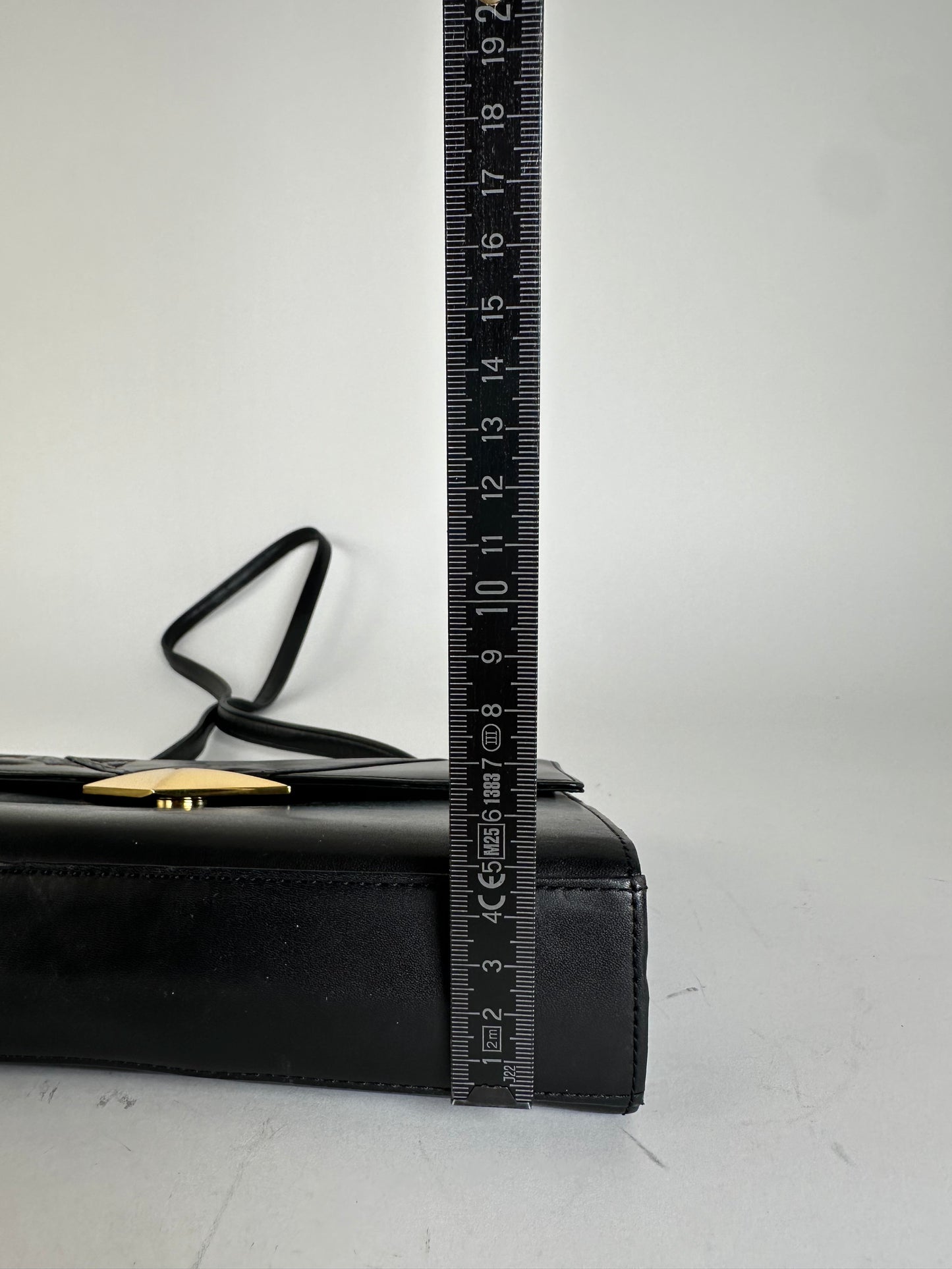Vintage Givenchy Shoulder Bag Black Leather