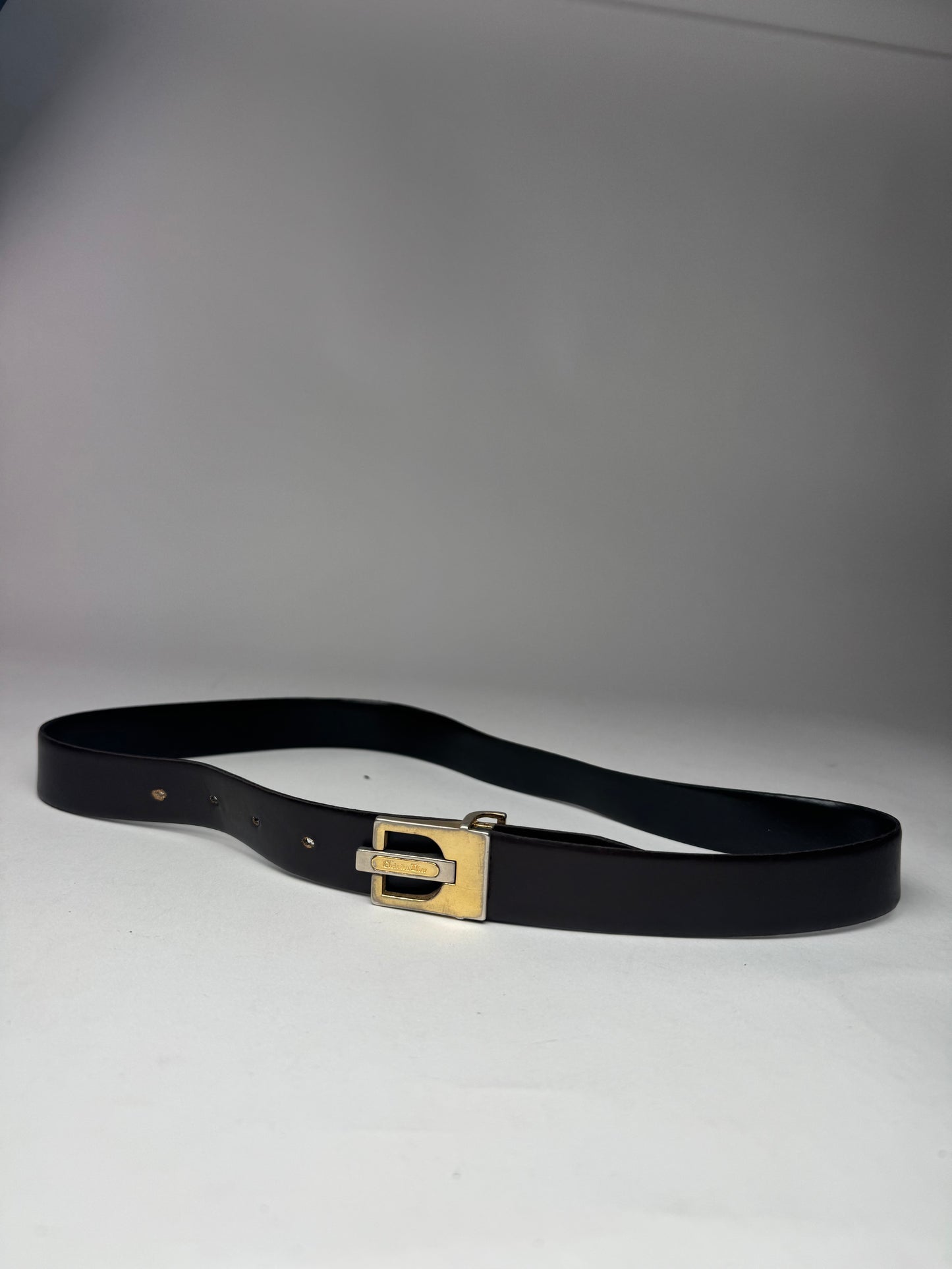 Ceinture en cuir Dior vintage
