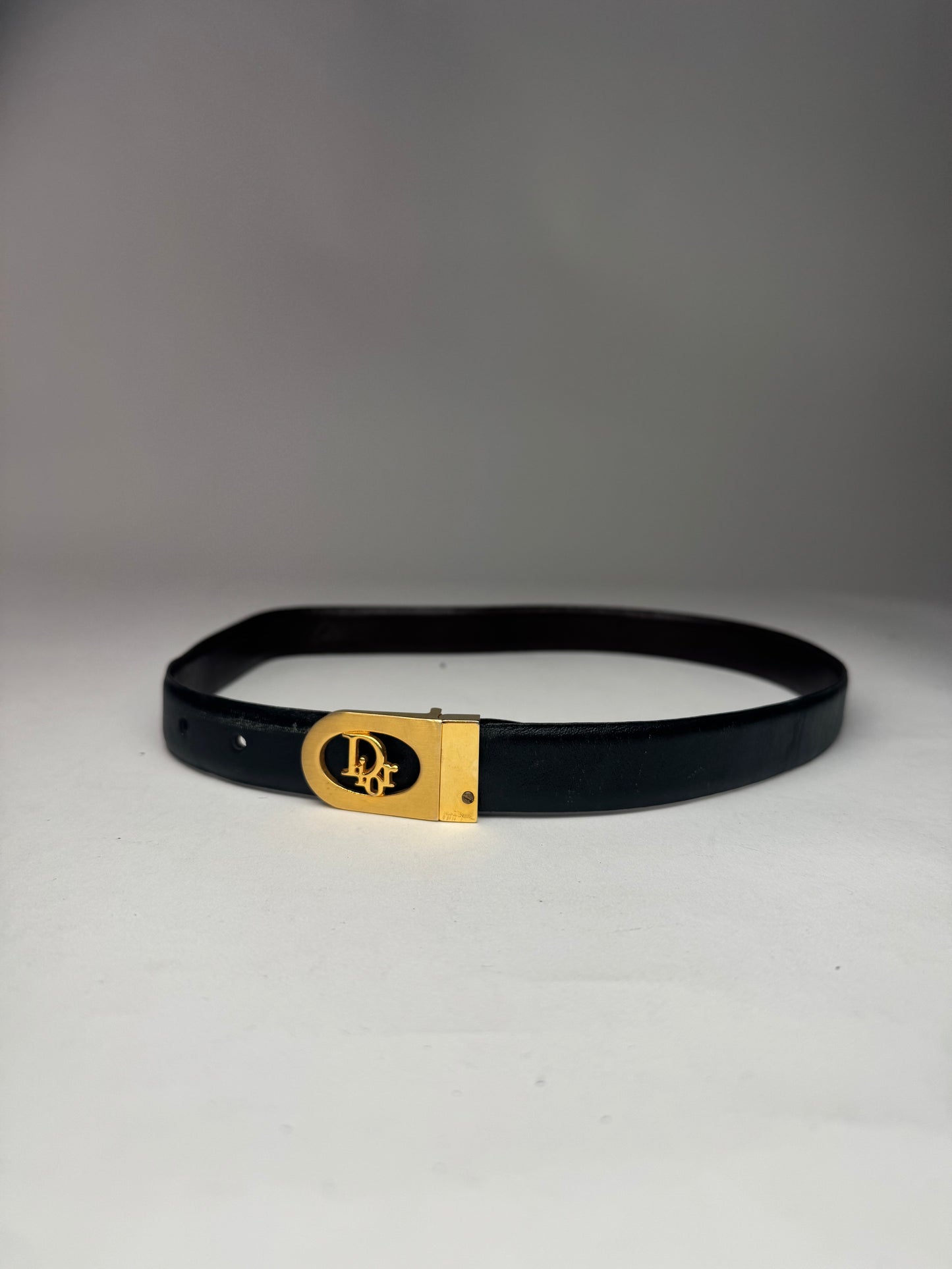 Ceinture en cuir Dior vintage