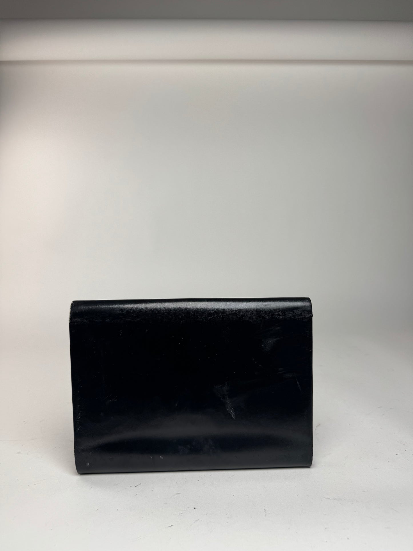Pochette Dior Vintage en Cuir Noir