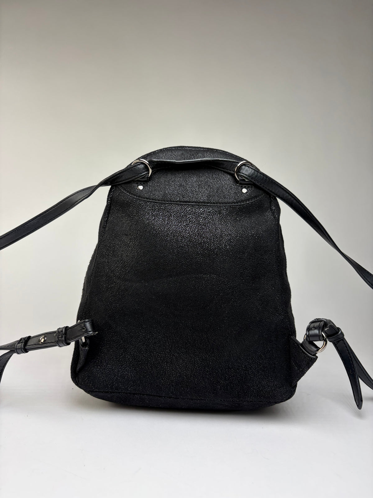 Vintage Stella McCartney Falabella Backpack c. 2017–2019 Black