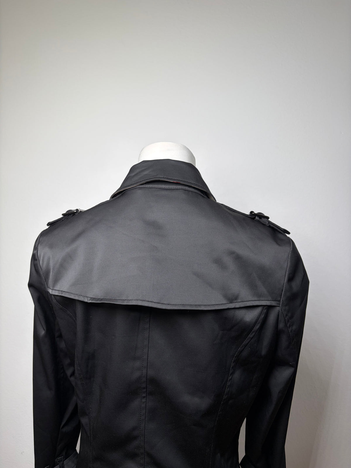 Vintage Burberry Double-Breasted Trench Coat Nova Check L