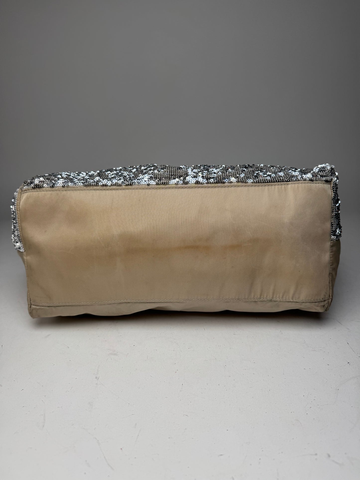 Vintage Salvatore Ferragamo Tote Bag Silver