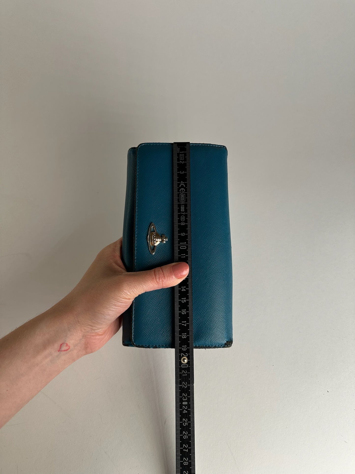 Vintage Vivienne Westwood Leather Wallet Blue