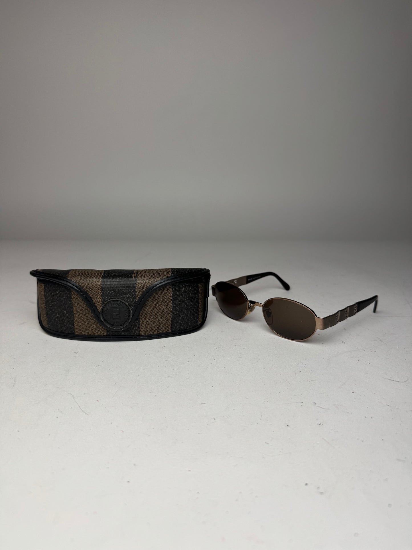 Vintage Fendi Roma Retro Sunglasses Brown