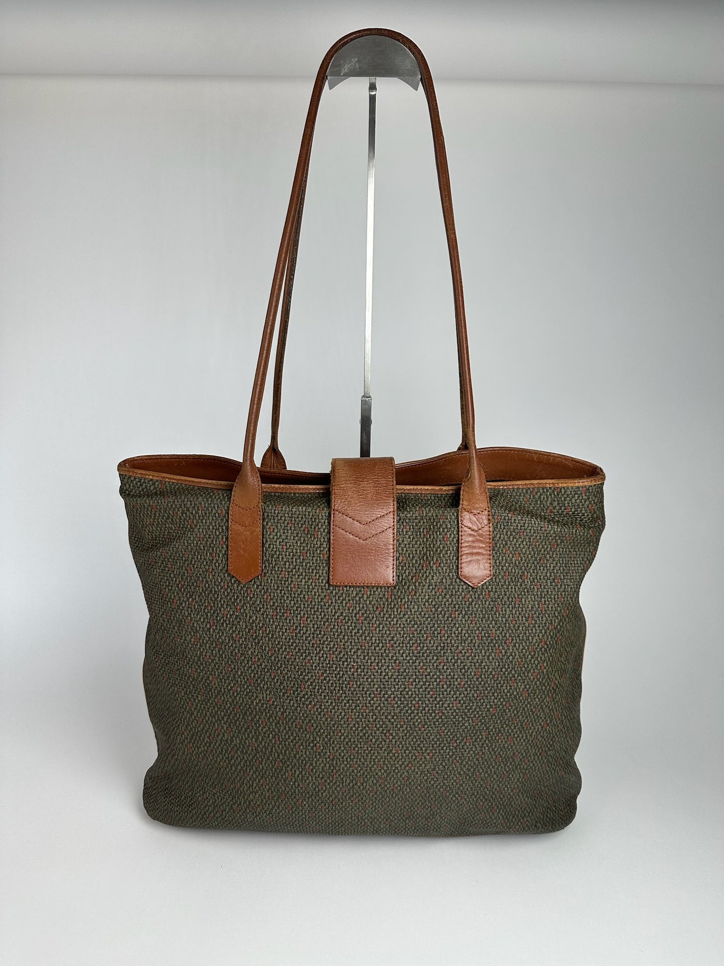 Vintage Yves Saint Laurent handbag gray brown