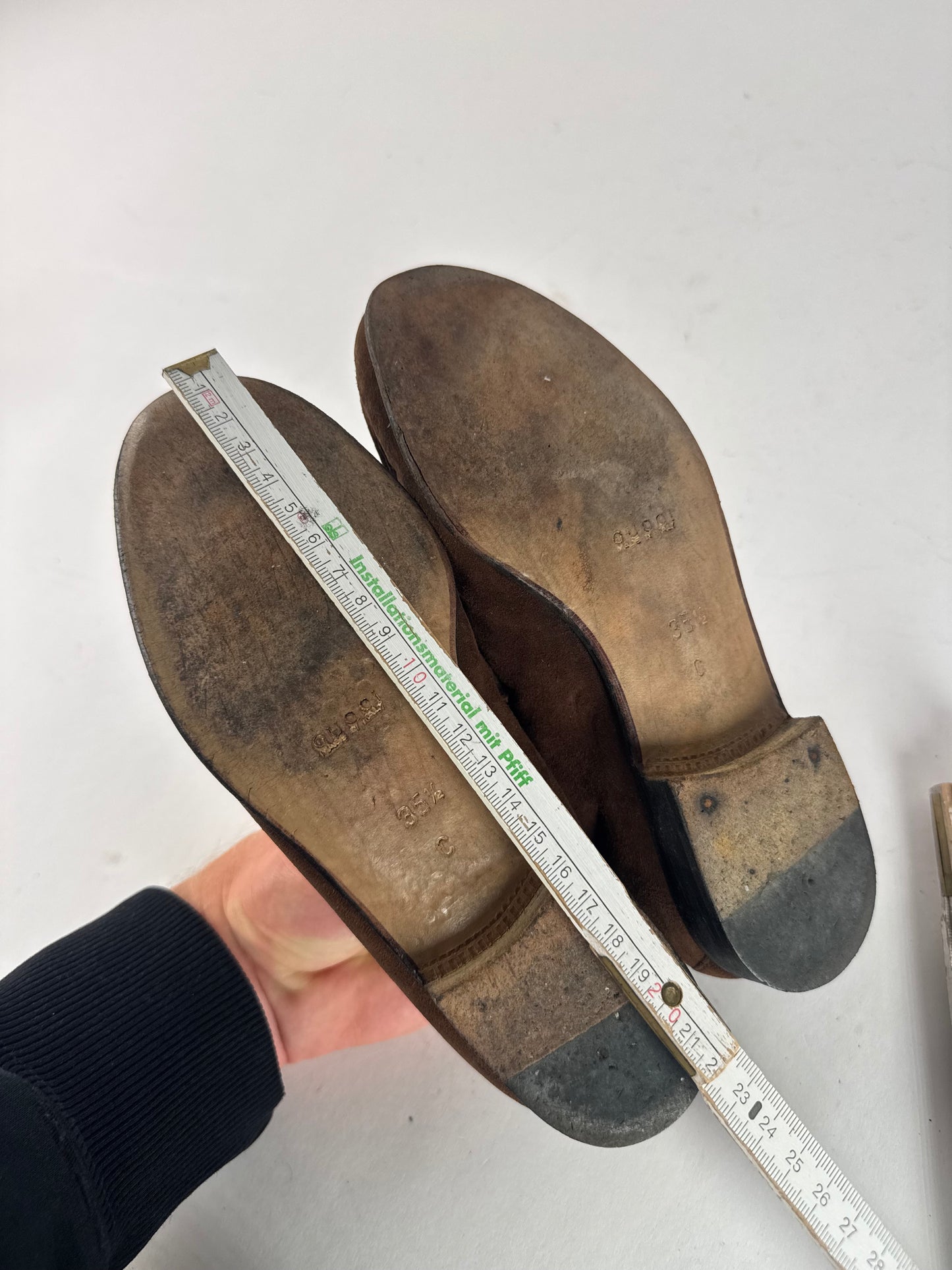 Vintage Gucci Horsebit Suede Loafer Brown EU35,5