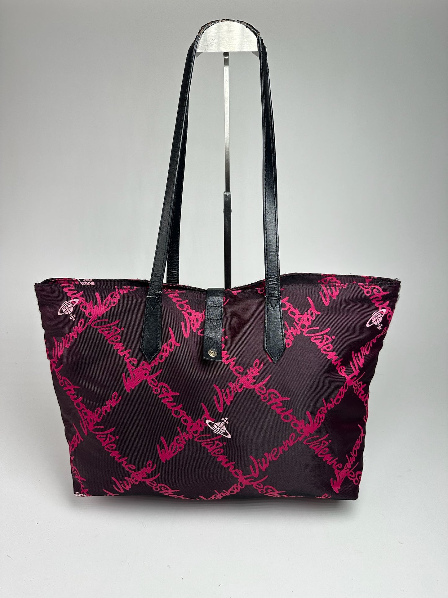 Vintage Vivienne Westwood shopper bag pink purple