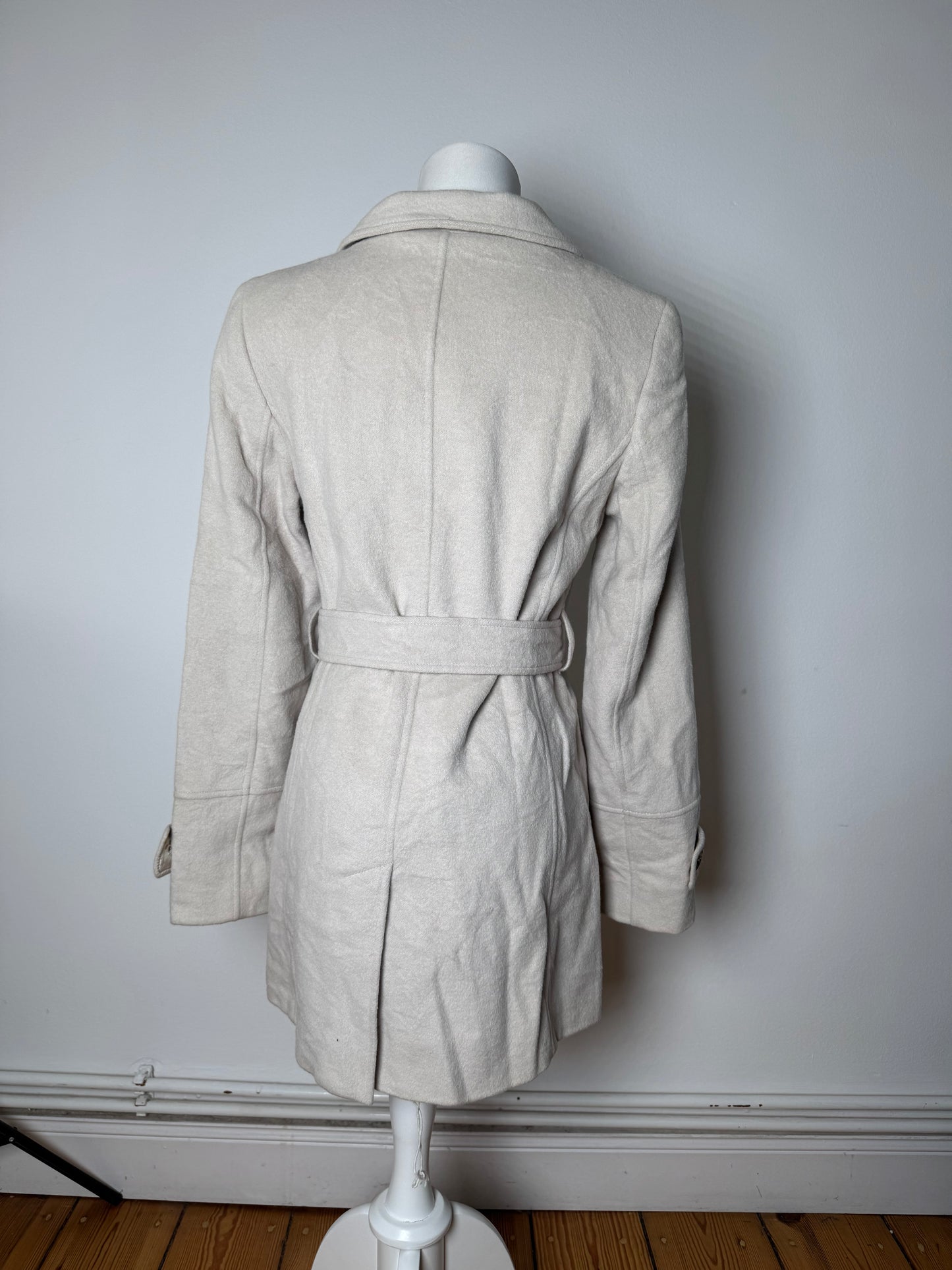 Vintage Burberry Wool Trenchcoat White