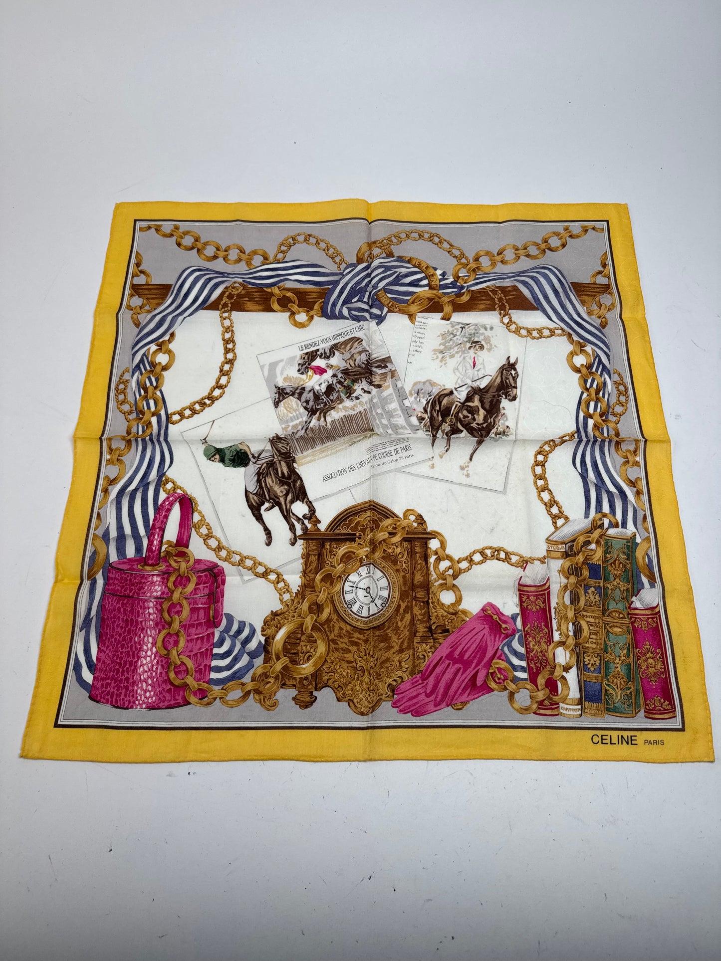 Vintage Celine Baroque Scarf