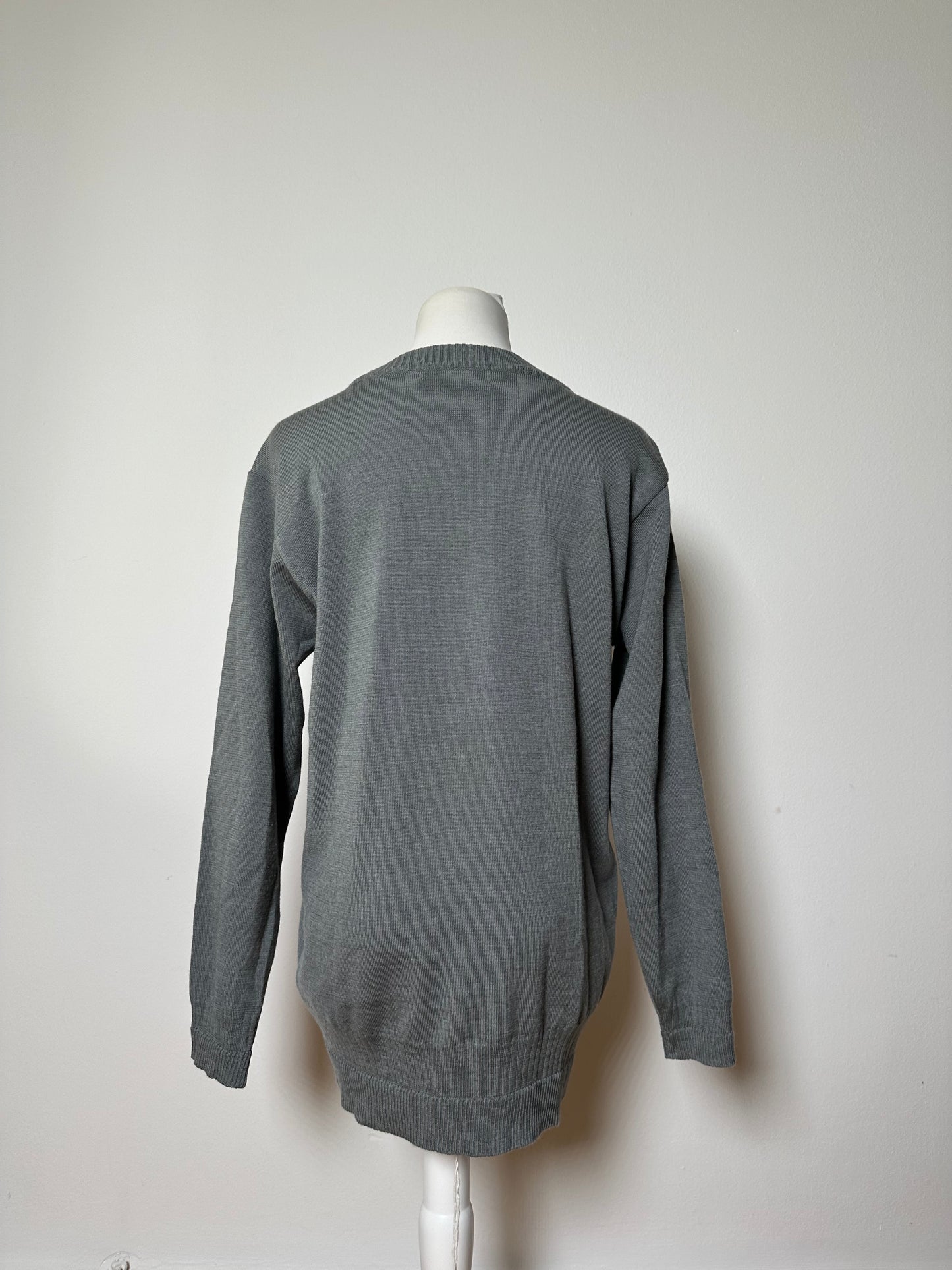 Vintage Chloe Cotton Cardigan Grey L