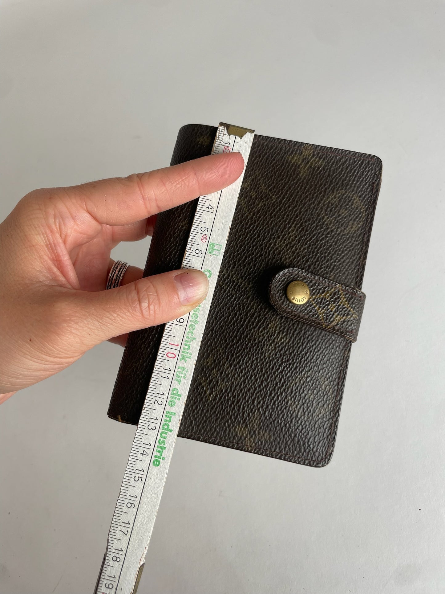 Vintage Louis Vuitton Leather Monogram Wallet Brown