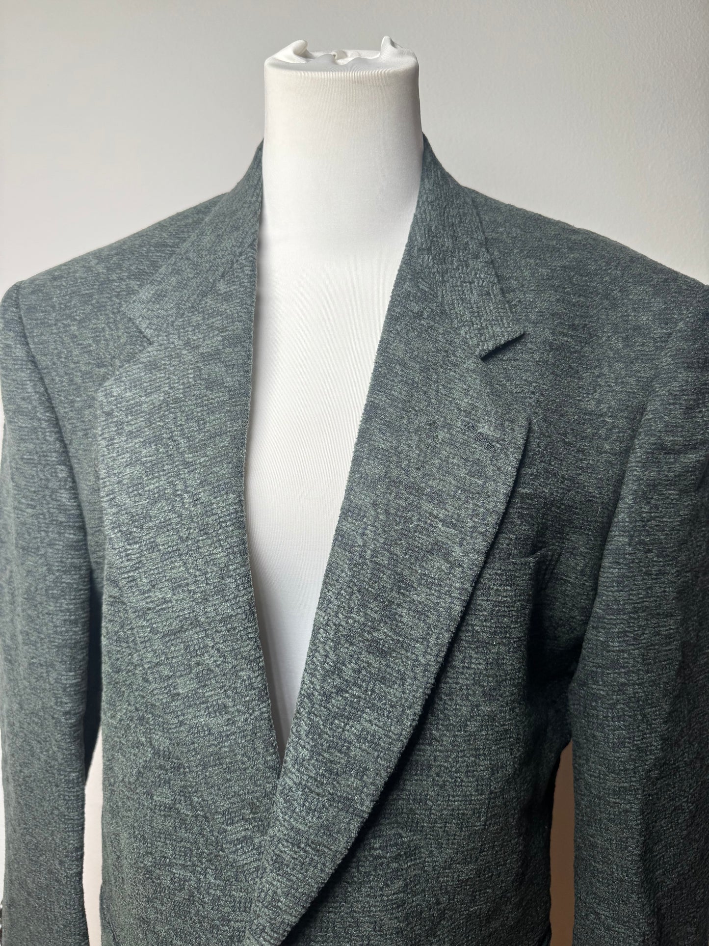Vintage Givenchy wool Men’s Blazer M Green Grey