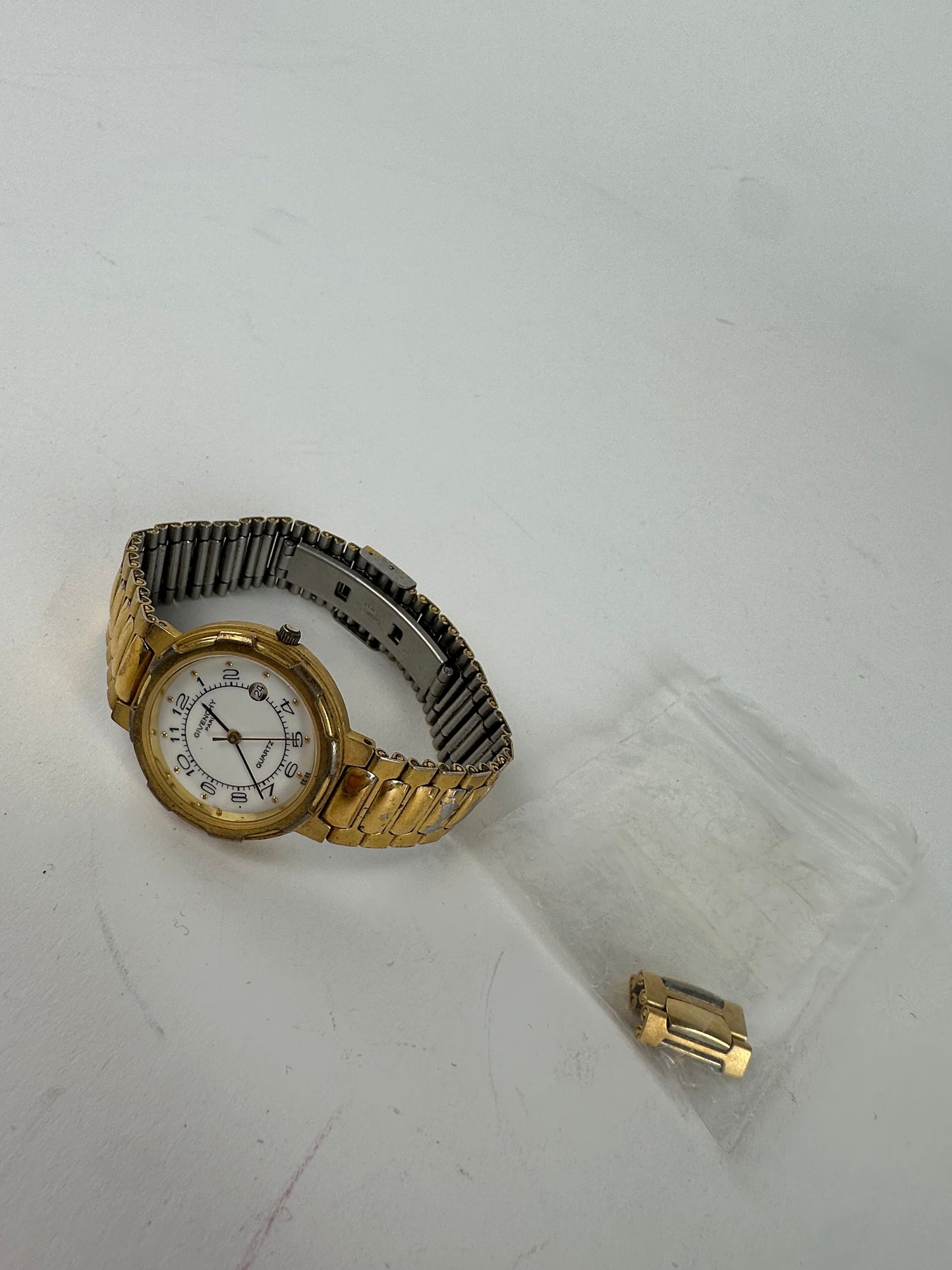 Vintage Givenchy Paris Quartz Watch Gold-Tone